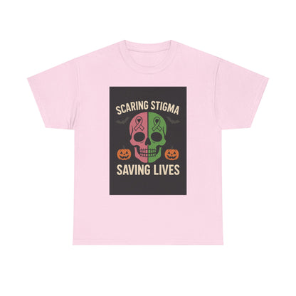 October T-Shirt - Breast Cancer, Halloween, and Mental Health Awareness