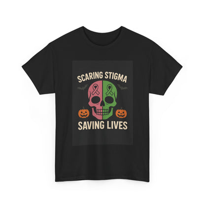 October T-Shirt - Breast Cancer, Halloween, and Mental Health Awareness