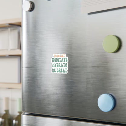 Mental Health Checklist Sticker