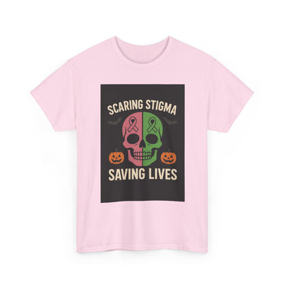 October T-Shirt - Breast Cancer, Halloween, and Mental Health Awareness